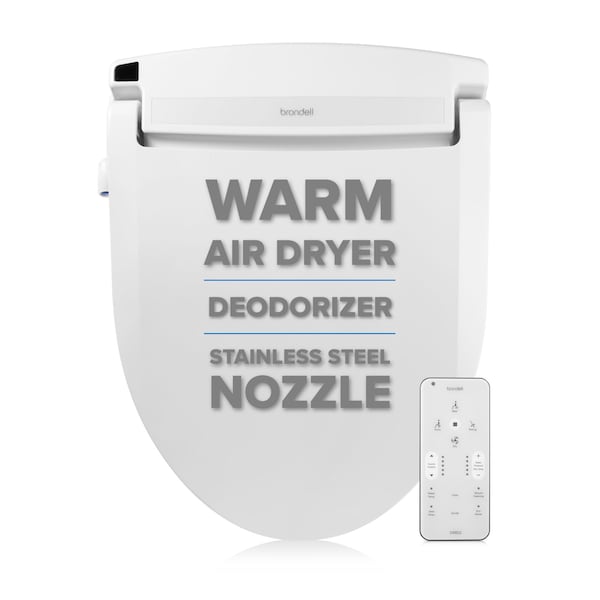 Swash Select DR802 Bidet Seat with Warm Air Dryer and Deodorizer, Elongated White